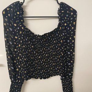 Reformation floral top $60 (originally $148)